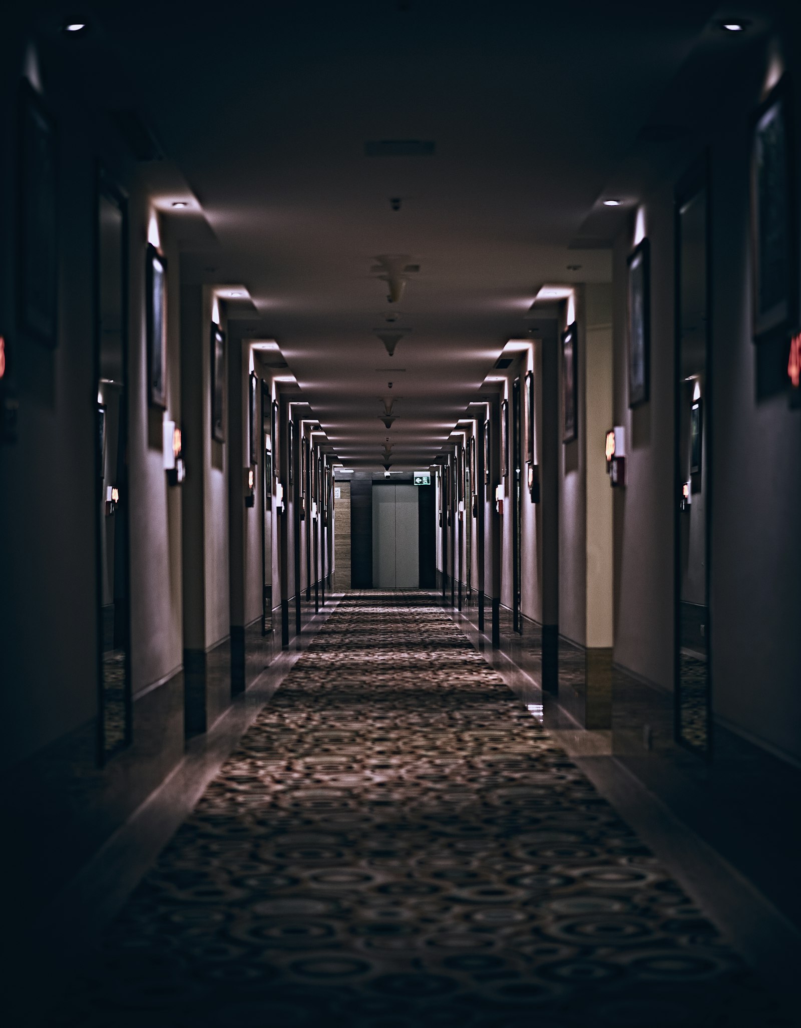 Chodba butikového hotelu